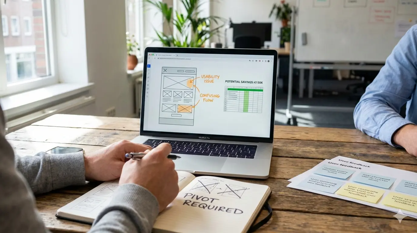 Product validation and user testing session
