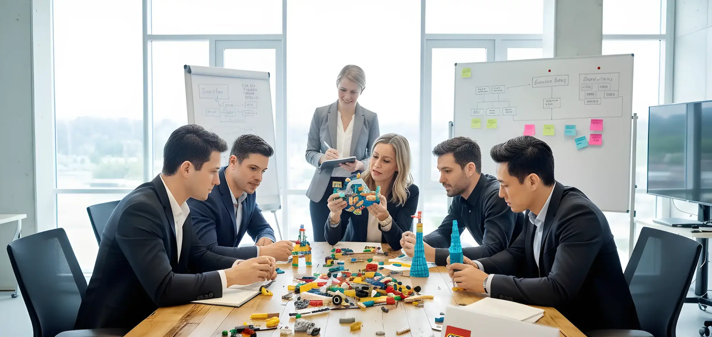 LEGO Serious Play workshop with team building models